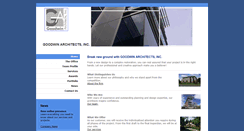 Desktop Screenshot of goodwin-architects.com